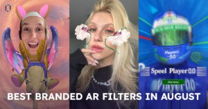 Article "Best Branded AR Filters in August | AR Marketing Selection August" cover