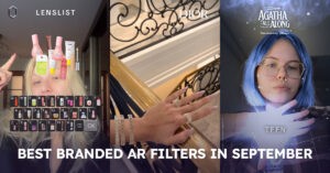 Article "Best Branded AR Filters in September | AR Marketing Selection September" cover